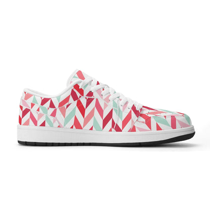 pink-lines-low-top-leder-sneaker-fur-herren-sneaker-jlr-design-3 - JLR Design