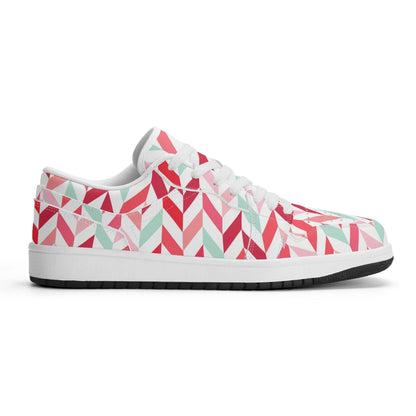 pink-lines-low-top-leder-sneaker-fur-herren-sneaker-jlr-design-5 - JLR Design