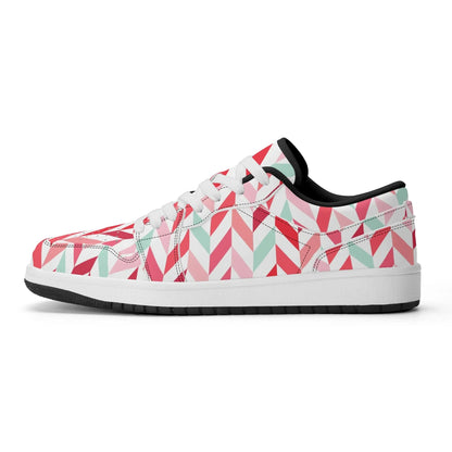 pink-lines-low-top-leder-sneaker-fur-herren-sneaker-jlr-design-9 - JLR Design