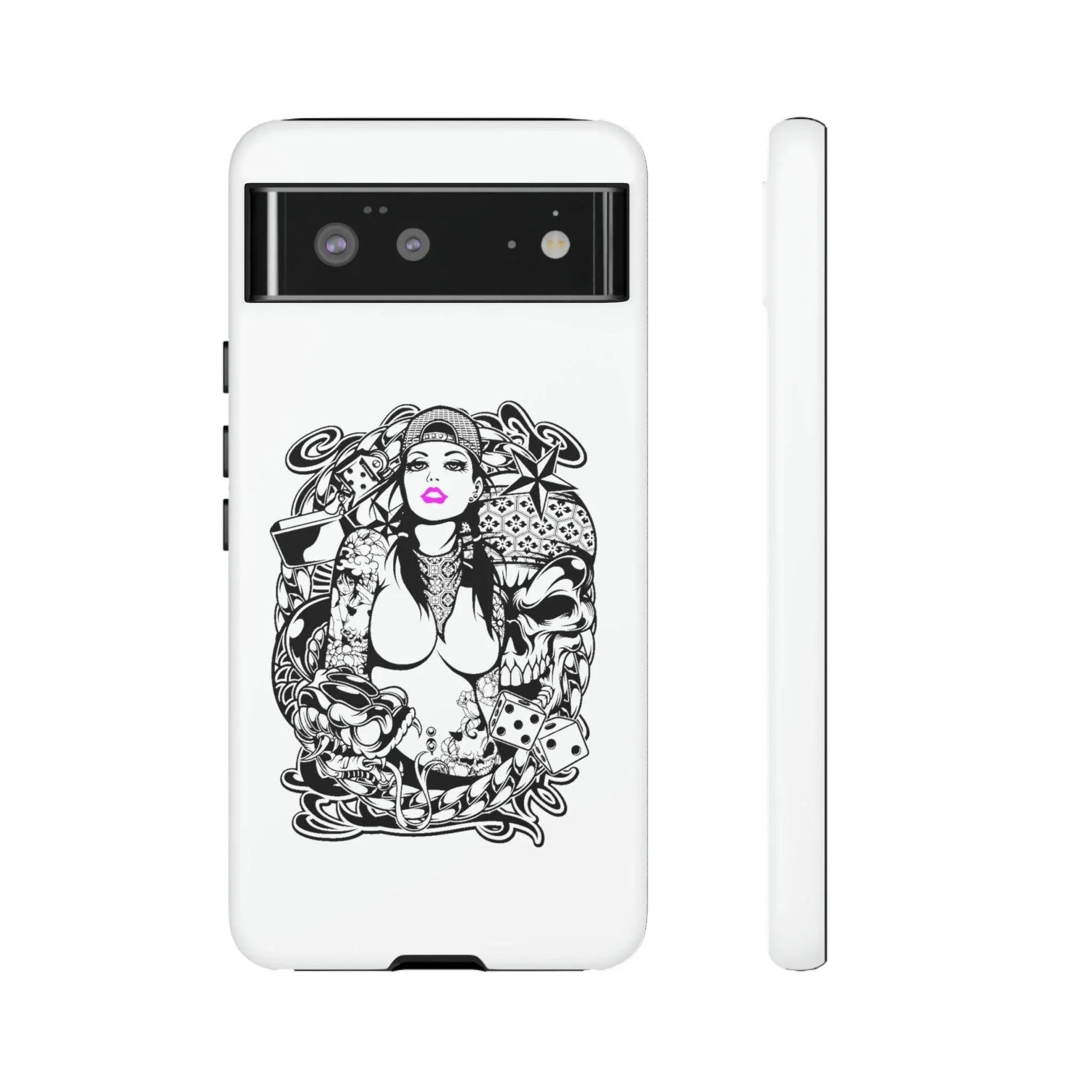 pink-lips-handyhulle-google-pixel-2-3-4-5-6-7-8-9-a-xl-pro-5g-phone-case-jlr-design-19 - JLR Design