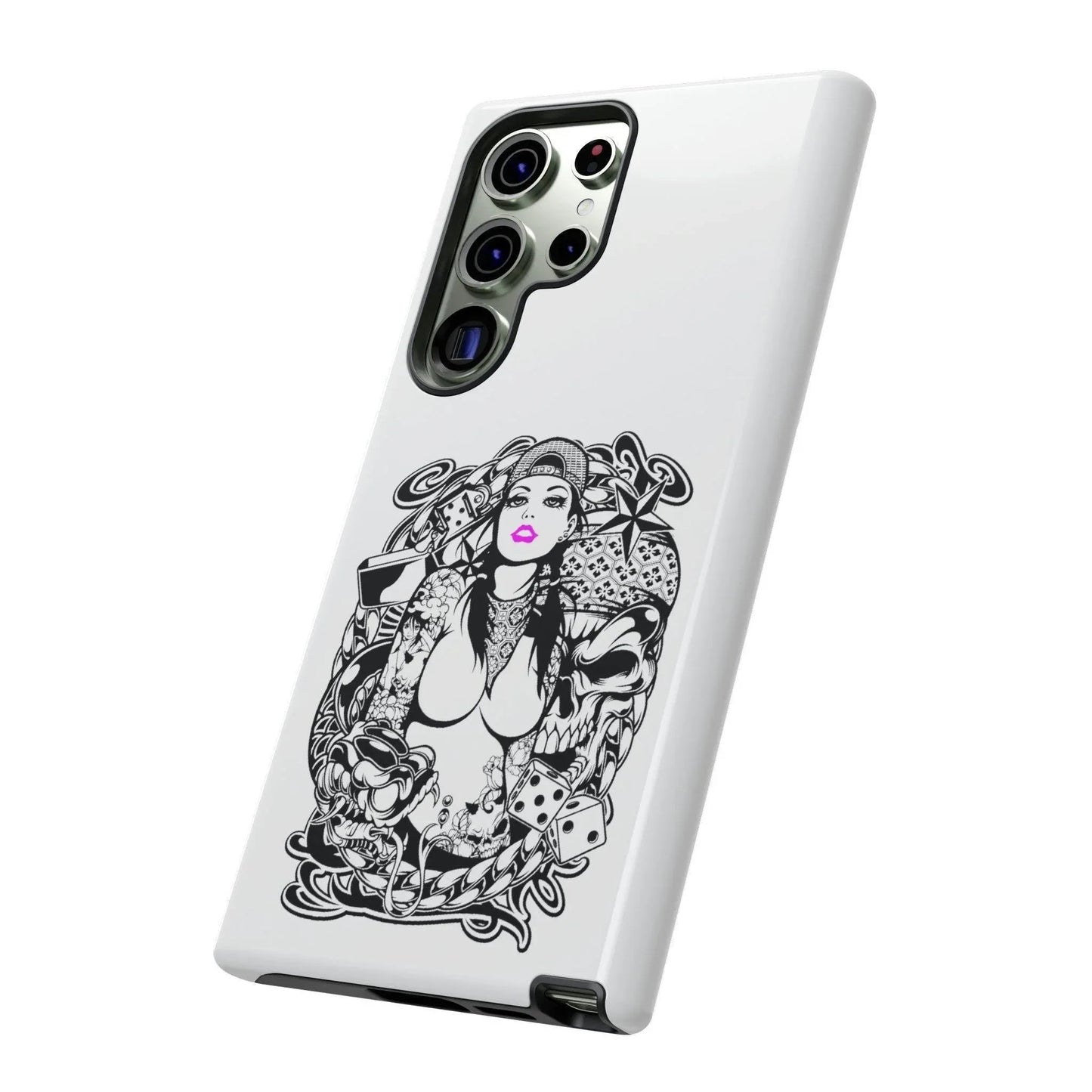 pink-lips-samsung-galaxy-cover-s21-s22-s23-s24-s25-plus-pro-ultra-phone-case-jlr-design-1 - JLR Design