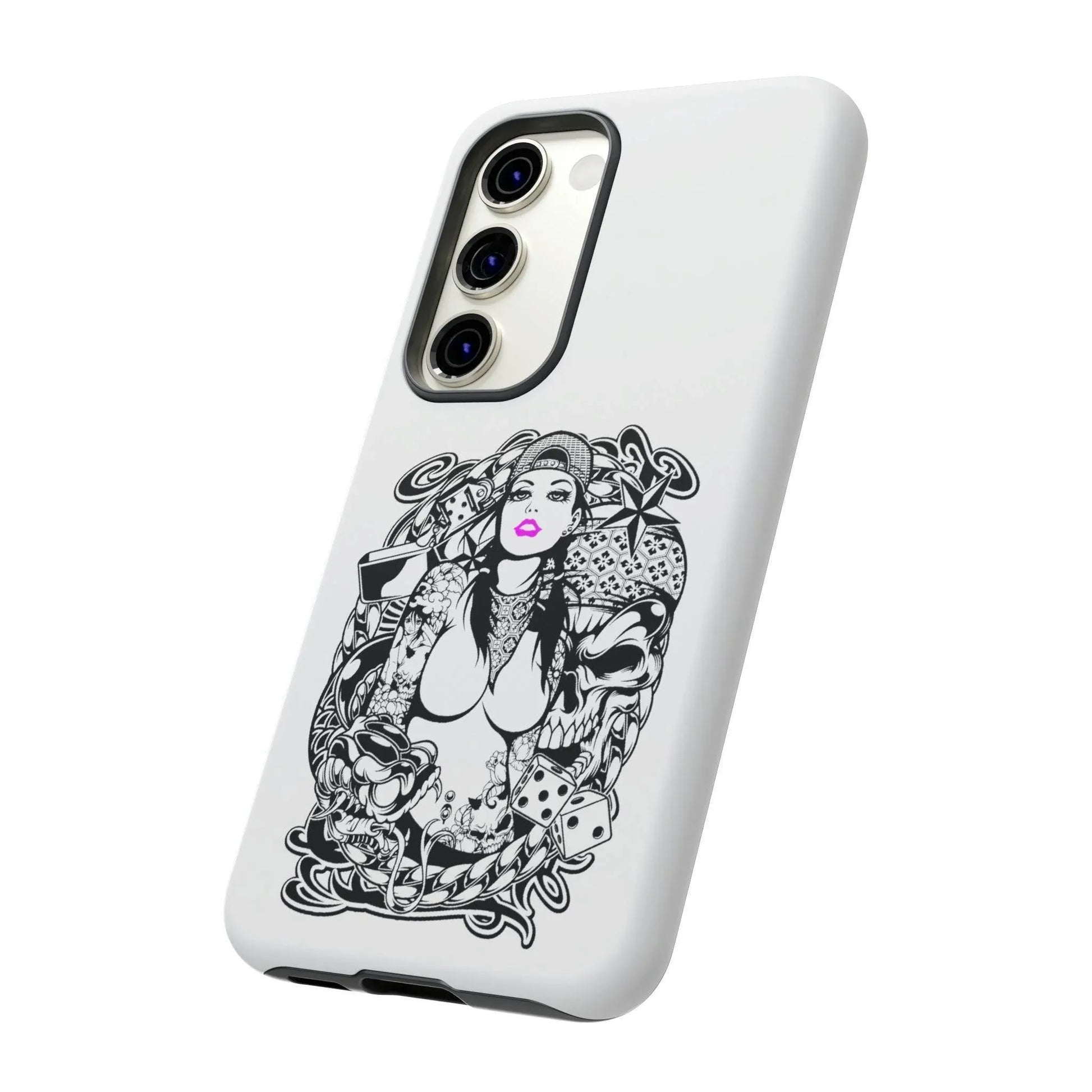 pink-lips-samsung-galaxy-cover-s21-s22-s23-s24-s25-plus-pro-ultra-phone-case-jlr-design-10 - JLR Design