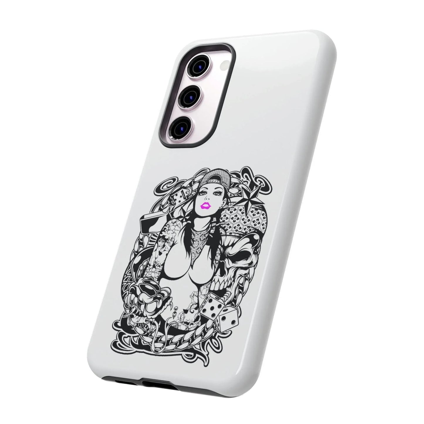pink-lips-samsung-galaxy-cover-s21-s22-s23-s24-s25-plus-pro-ultra-phone-case-jlr-design-14 - JLR Design