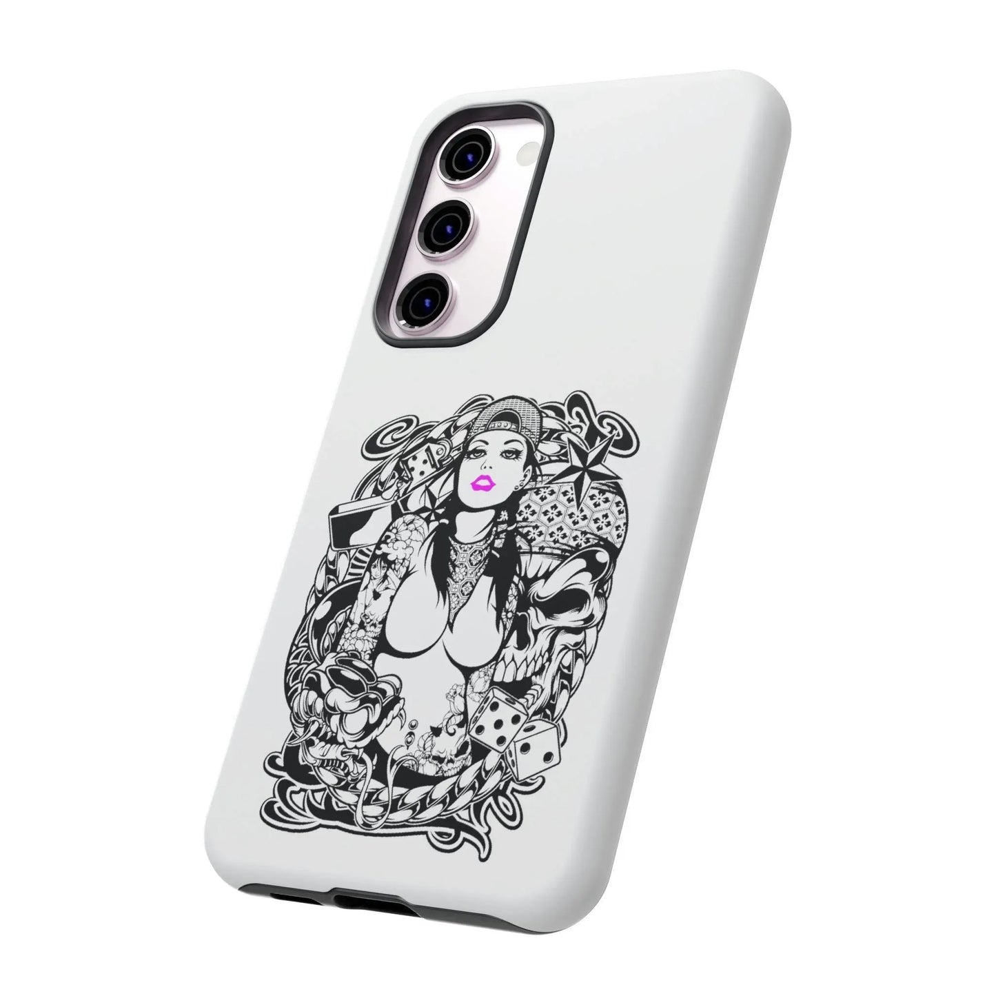 pink-lips-samsung-galaxy-cover-s21-s22-s23-s24-s25-plus-pro-ultra-phone-case-jlr-design-18 - JLR Design