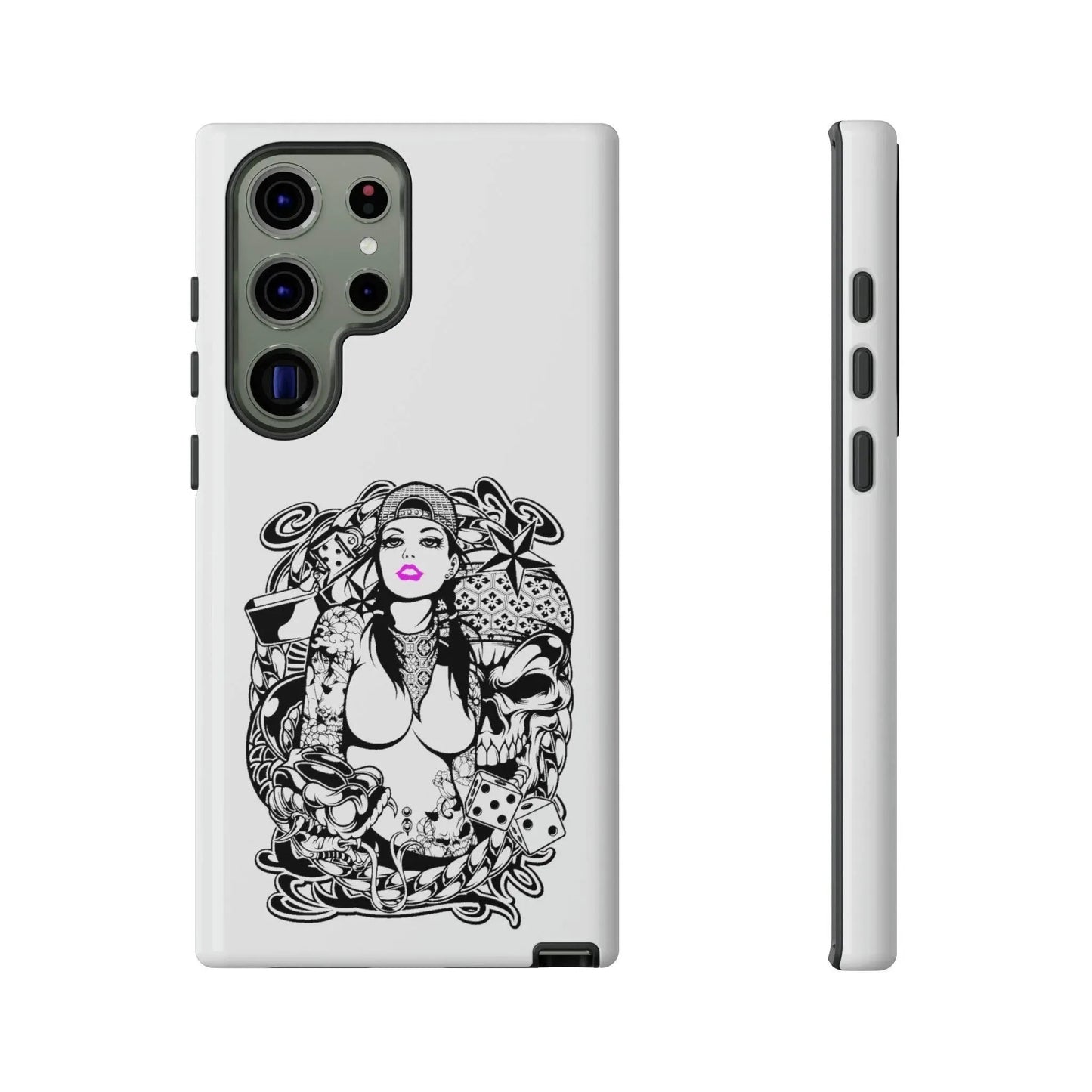pink-lips-samsung-galaxy-cover-s21-s22-s23-s24-s25-plus-pro-ultra-phone-case-jlr-design-2 - JLR Design