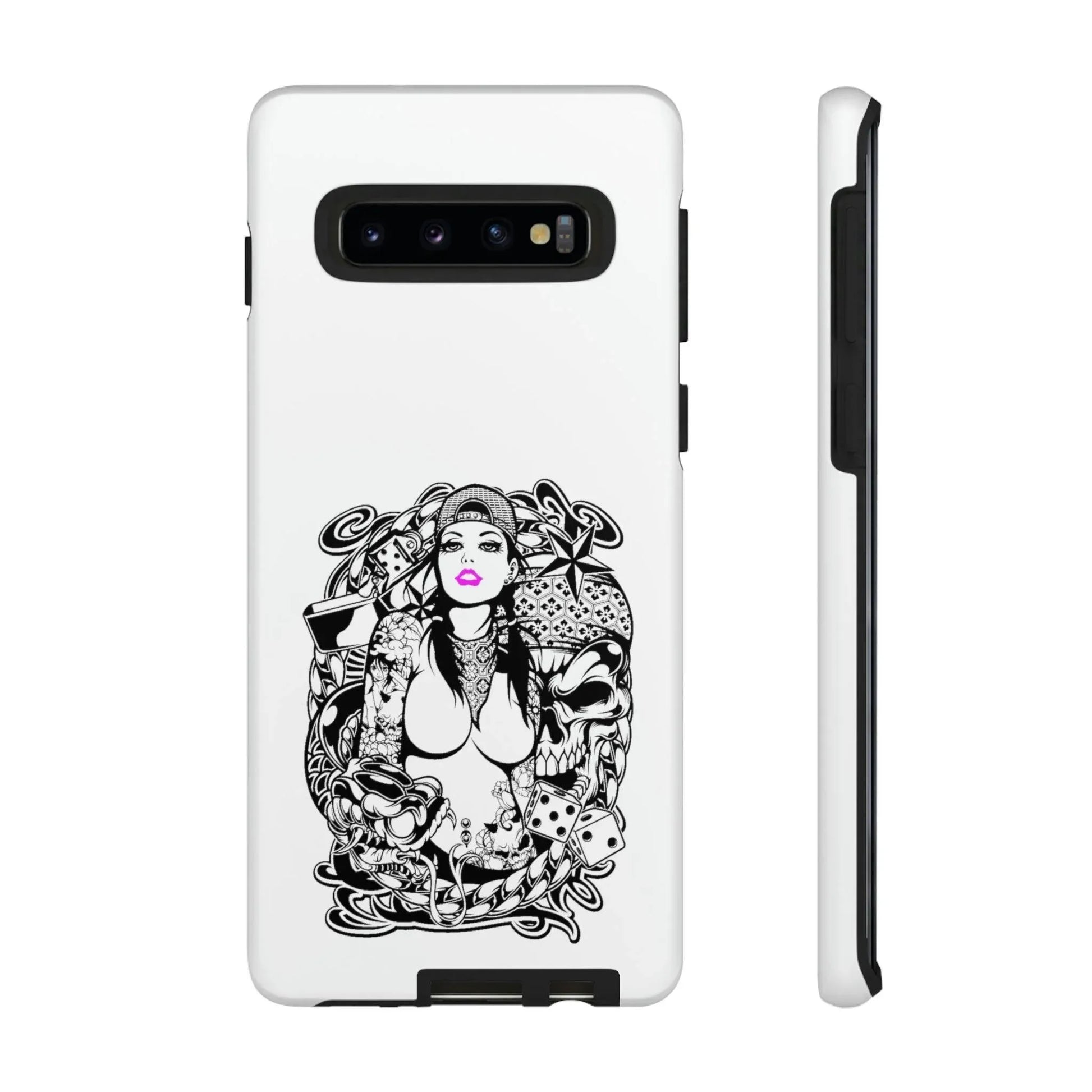 pink-lips-samsung-galaxy-cover-s21-s22-s23-s24-s25-plus-pro-ultra-phone-case-jlr-design-26 - JLR Design