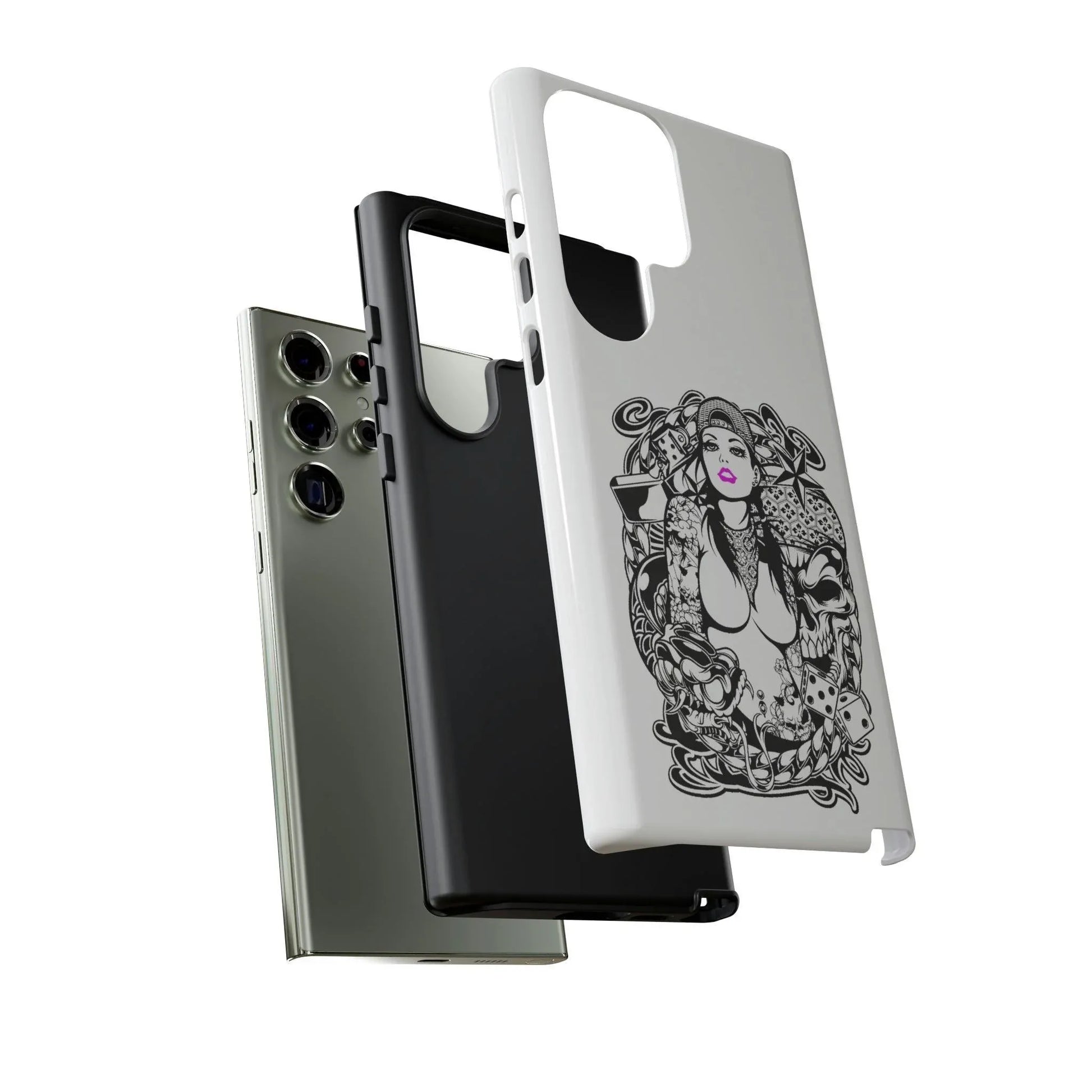 pink-lips-samsung-galaxy-cover-s21-s22-s23-s24-s25-plus-pro-ultra-phone-case-jlr-design-3 - JLR Design