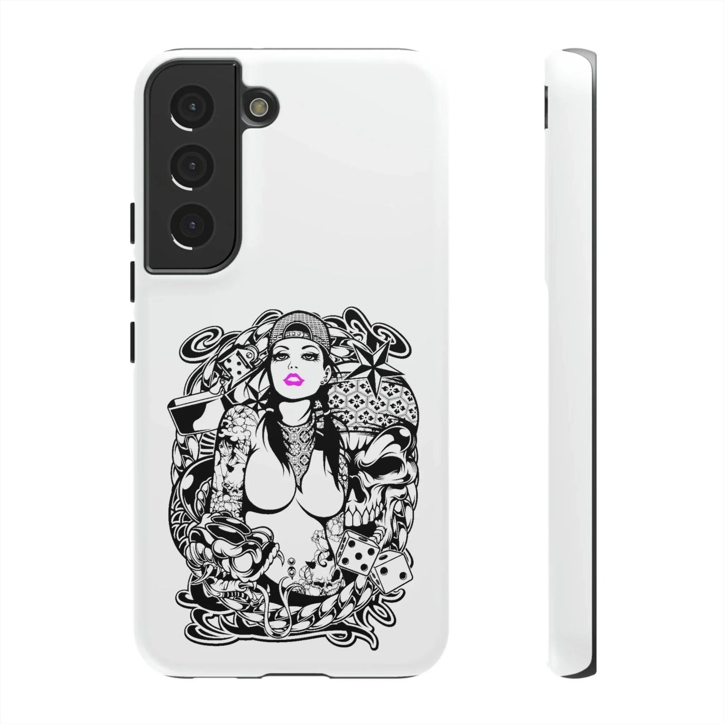 pink-lips-samsung-galaxy-cover-s21-s22-s23-s24-s25-plus-pro-ultra-phone-case-jlr-design-33 - JLR Design