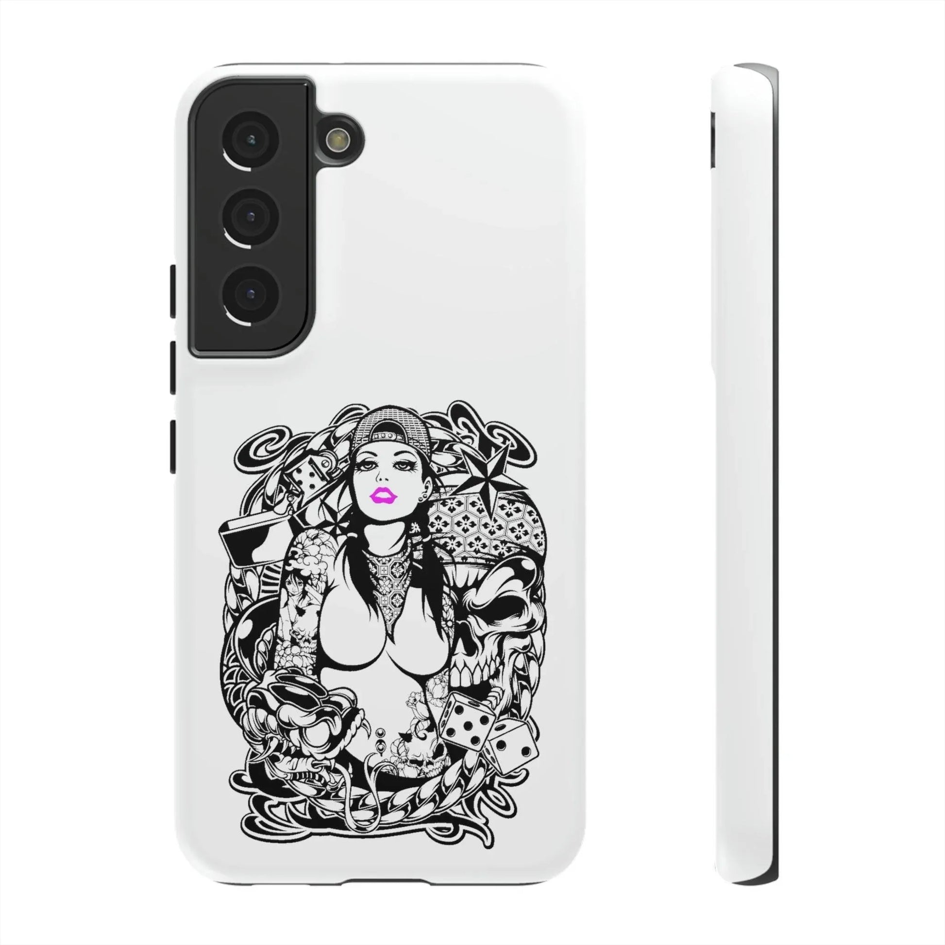 pink-lips-samsung-galaxy-cover-s21-s22-s23-s24-s25-plus-pro-ultra-phone-case-jlr-design-33 - JLR Design