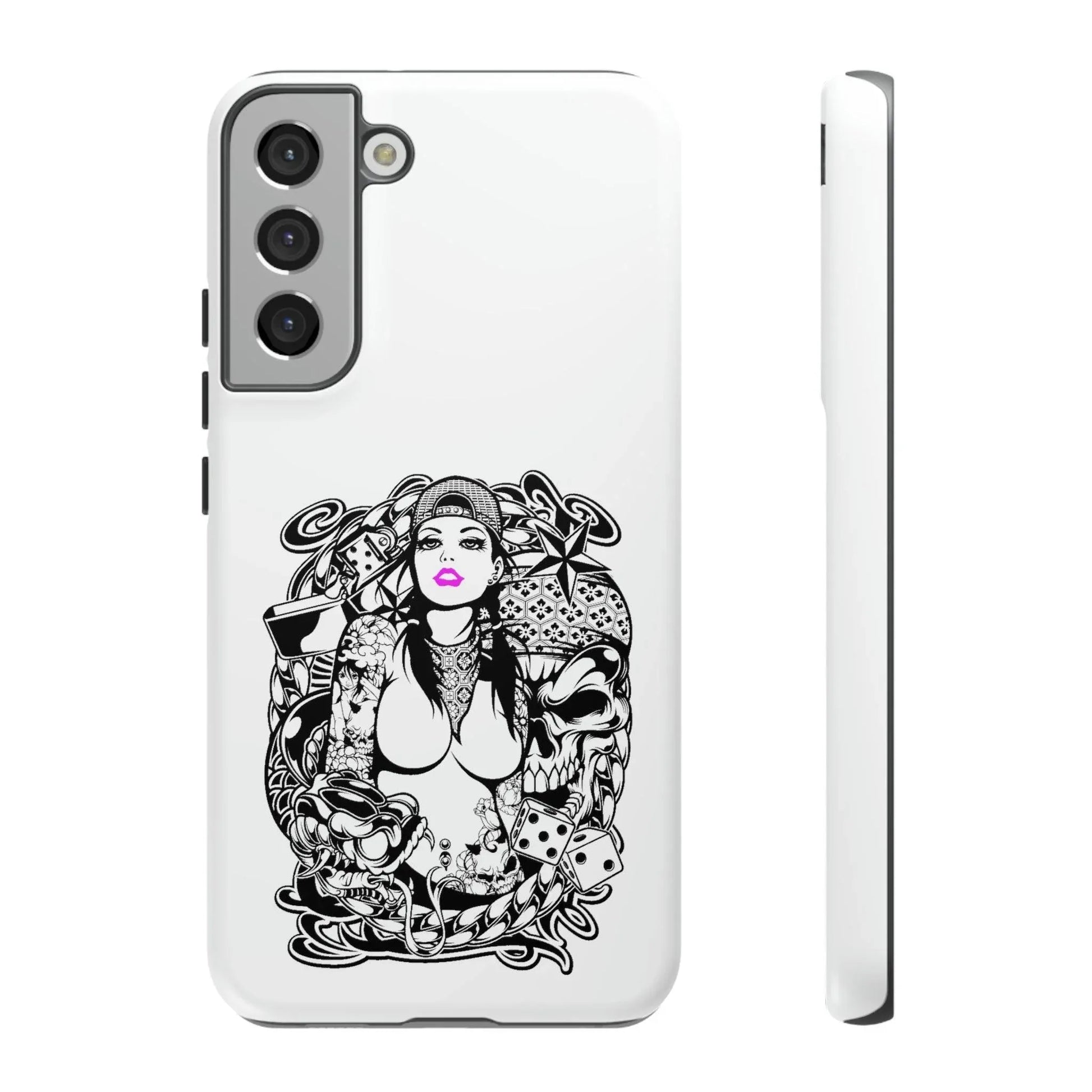 pink-lips-samsung-galaxy-cover-s21-s22-s23-s24-s25-plus-pro-ultra-phone-case-jlr-design-37 - JLR Design