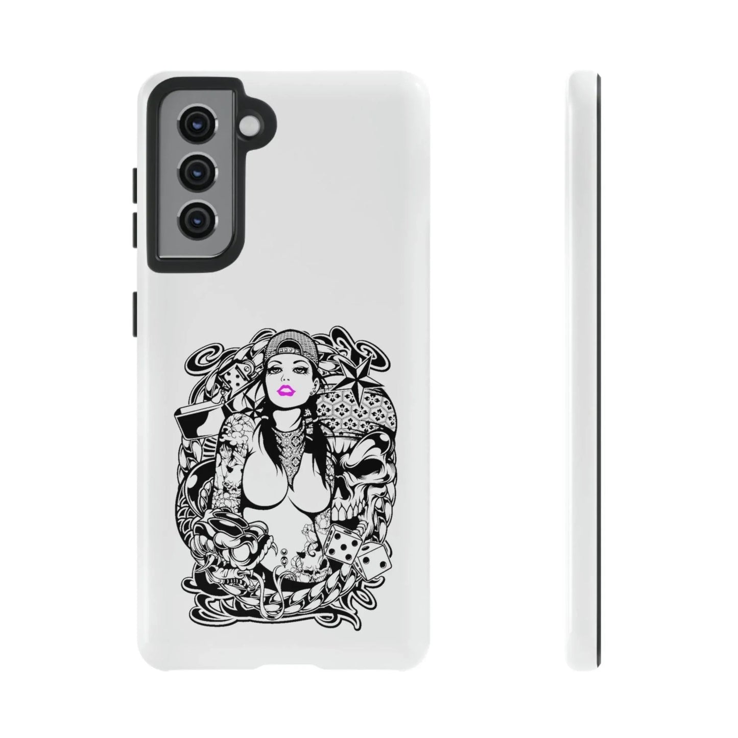 pink-lips-samsung-galaxy-cover-s21-s22-s23-s24-s25-plus-pro-ultra-phone-case-jlr-design-43 - JLR Design