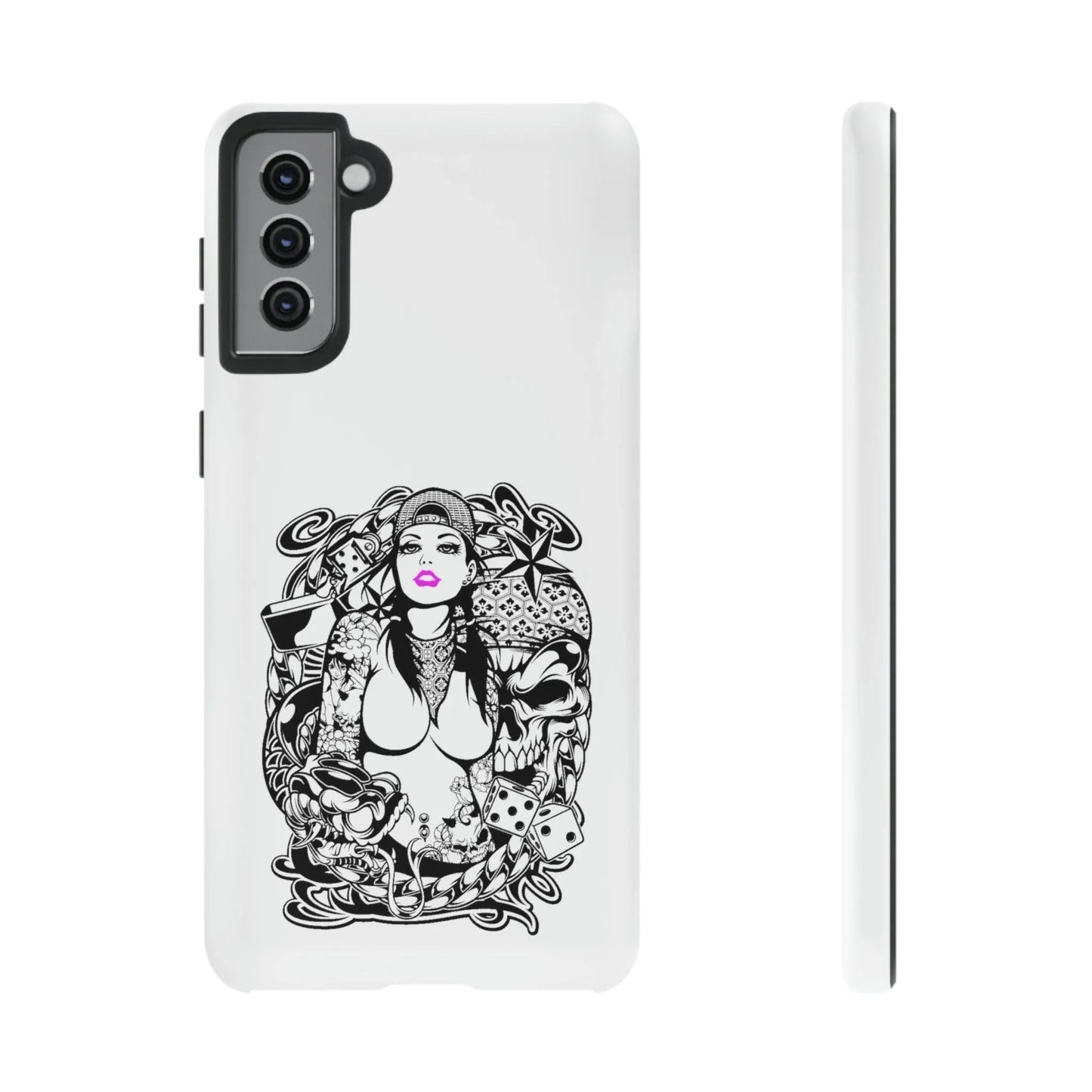 pink-lips-samsung-galaxy-cover-s21-s22-s23-s24-s25-plus-pro-ultra-phone-case-jlr-design-49 - JLR Design