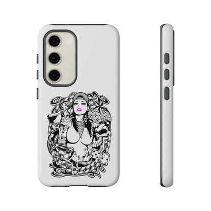 pink-lips-samsung-galaxy-cover-s21-s22-s23-s24-s25-plus-pro-ultra-phone-case-jlr-design-5 - JLR Design