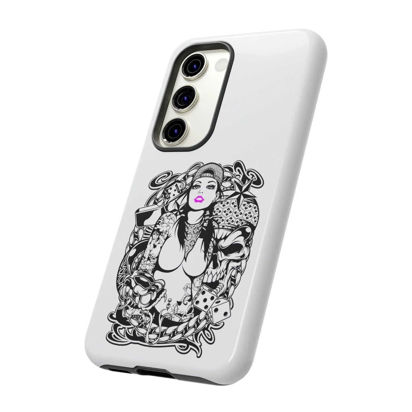 pink-lips-samsung-galaxy-cover-s21-s22-s23-s24-s25-plus-pro-ultra-phone-case-jlr-design-6 - JLR Design