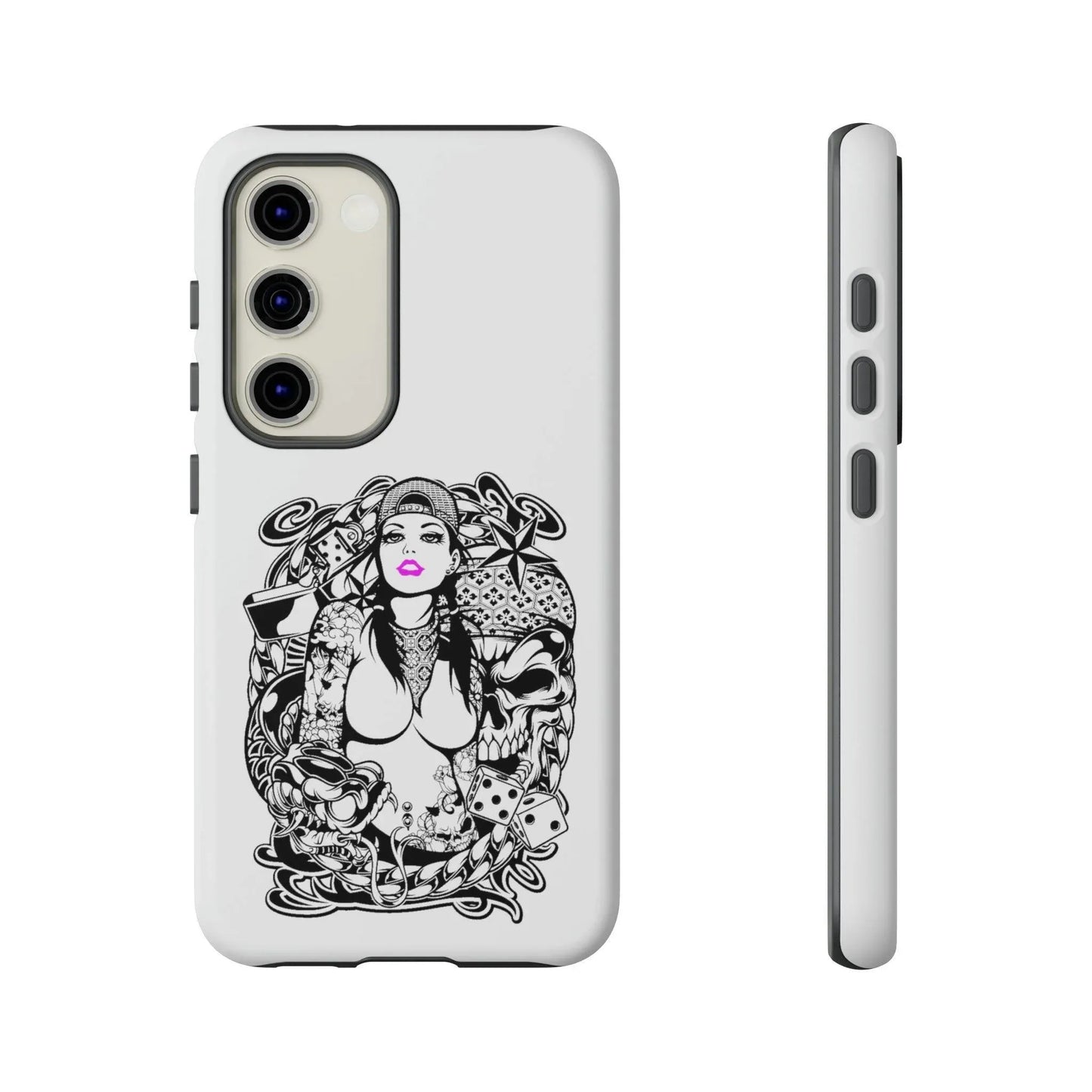 pink-lips-samsung-galaxy-cover-s21-s22-s23-s24-s25-plus-pro-ultra-phone-case-jlr-design-9 - JLR Design