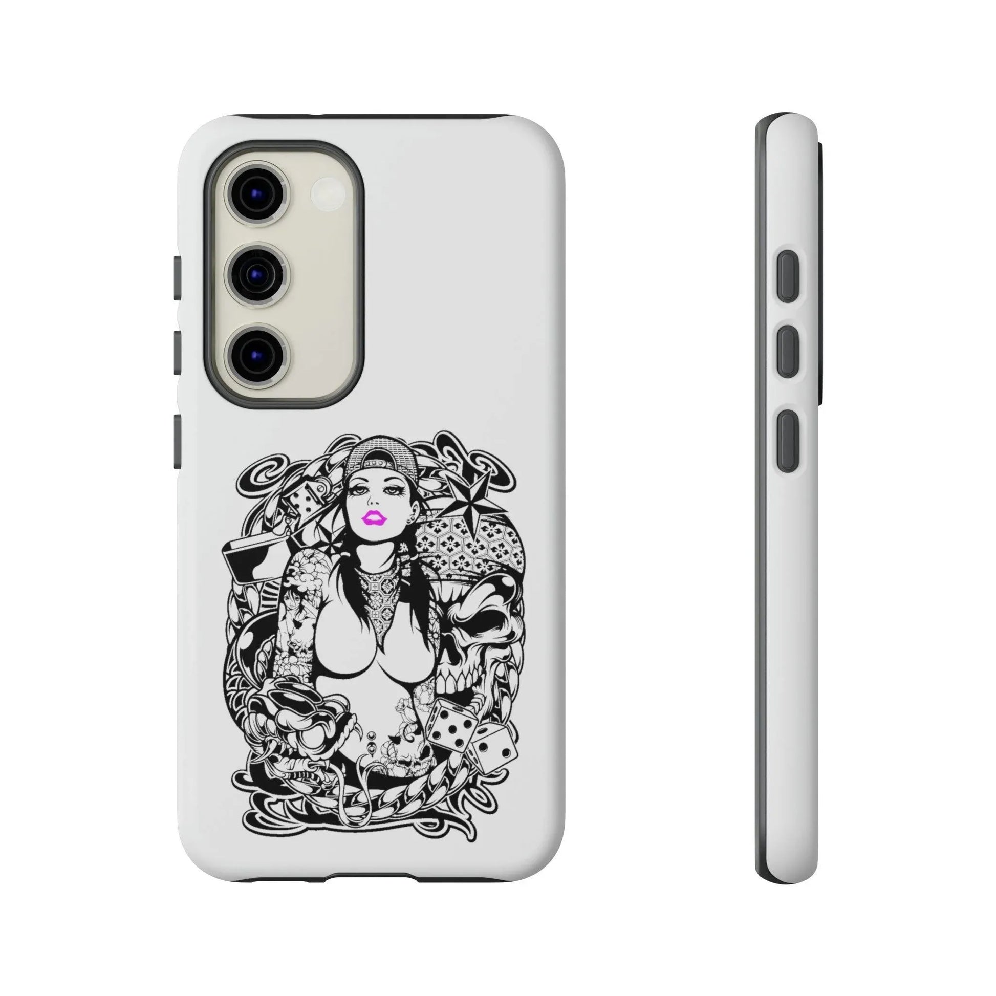 pink-lips-samsung-galaxy-cover-s21-s22-s23-s24-s25-plus-pro-ultra-phone-case-jlr-design-9 - JLR Design