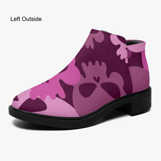 pink-skull-elegante-reissverschluss-stiefeletten-stiefeletten-jlr-design-1 - JLR Design