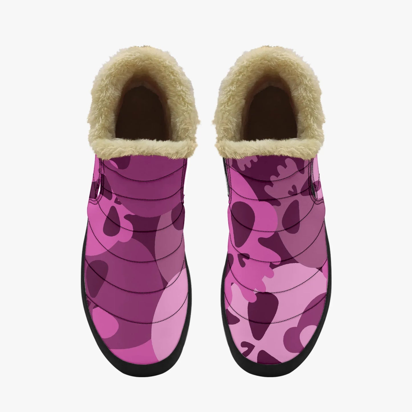 pink-skull-faux-fur-slipper-slipper-jlr-design-5 - JLR Design