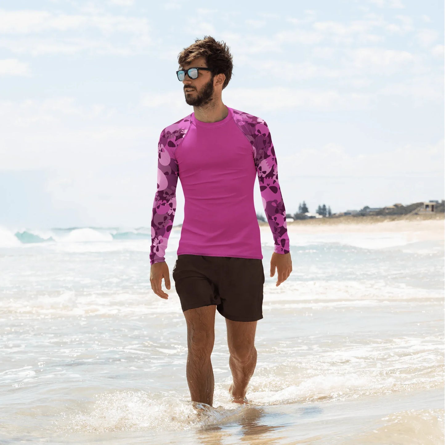 pink-skull-herren-rash-guard-rash-guard-jlr-design-4-35547 - JLR Design