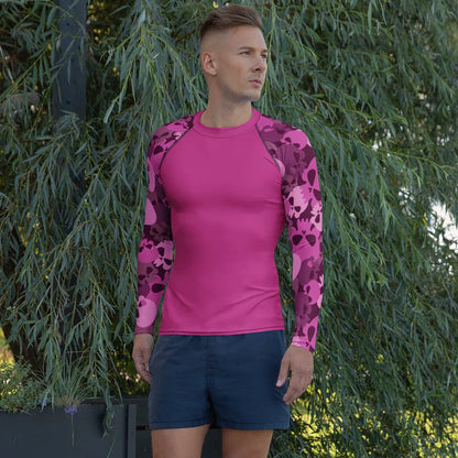 pink-skull-herren-rash-guard-rash-guard-jlr-design-5-89571 - JLR Design
