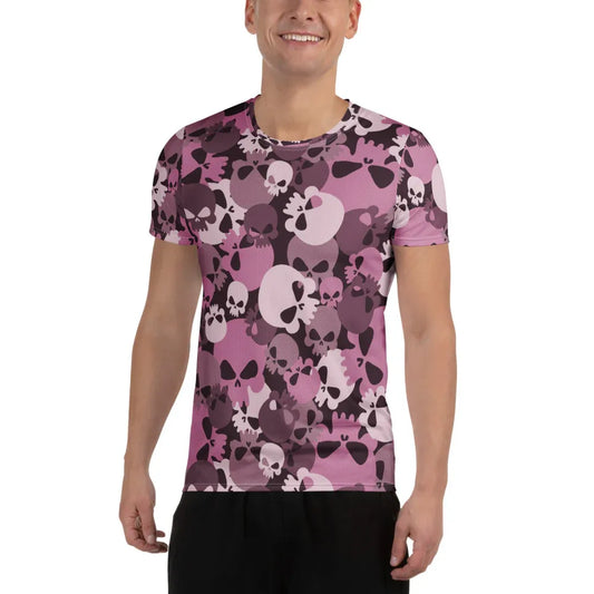 pink-skull-sport-t-shirt-fur-herren-sport-t-shirt-jlr-design-1-10834 - JLR Design