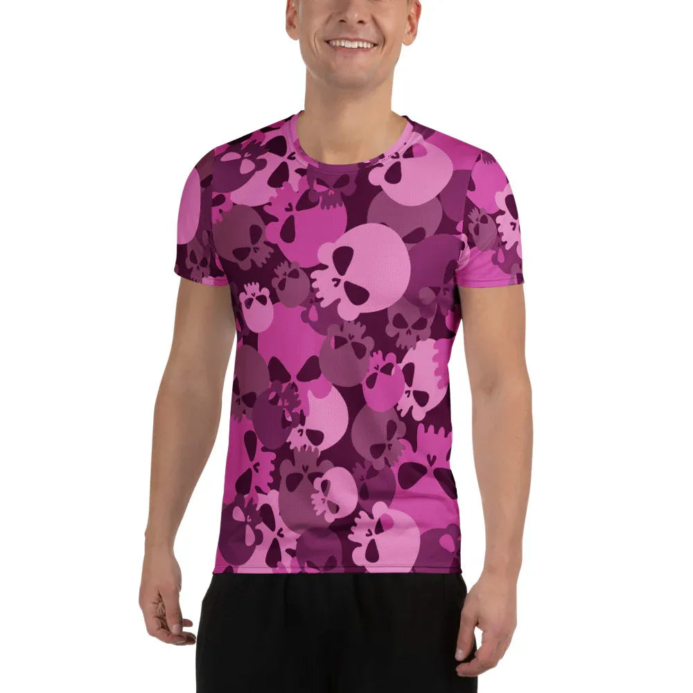 pink-skull-sport-t-shirt-fur-herren-sport-t-shirt-jlr-design-1 - JLR Design
