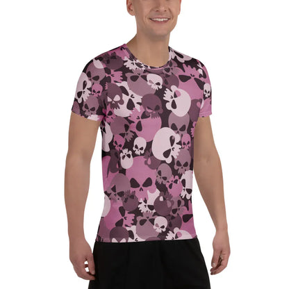 pink-skull-sport-t-shirt-fur-herren-sport-t-shirt-jlr-design-10-76123 - JLR Design