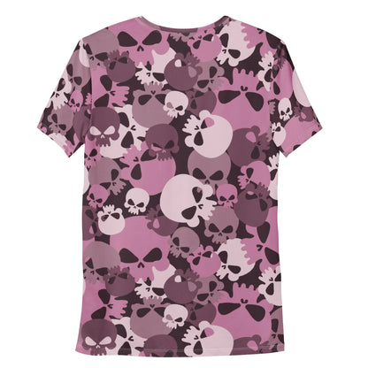 pink-skull-sport-t-shirt-fur-herren-sport-t-shirt-jlr-design-4-95607 - JLR Design