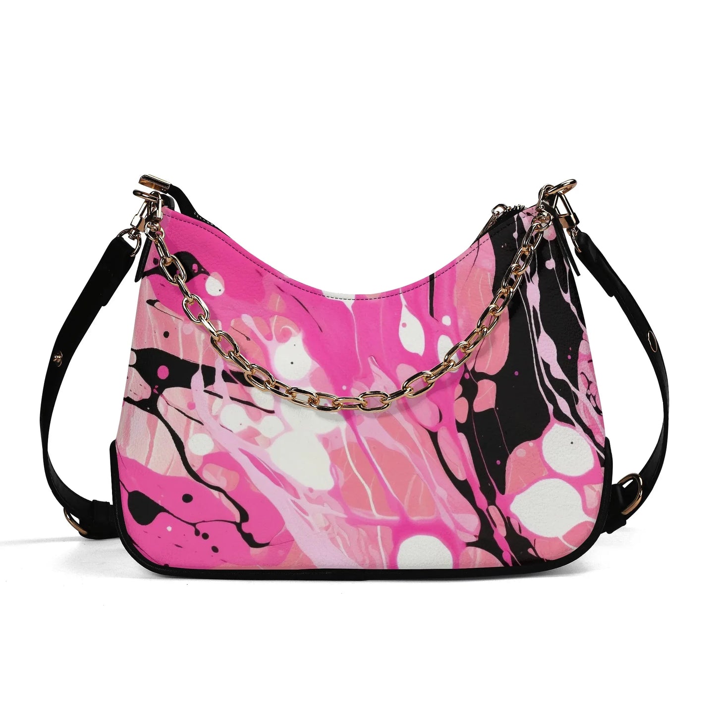 pink-splash-elegante-umhangetasche-mit-kette-umhangetasche-jlr-design-1 - JLR Design