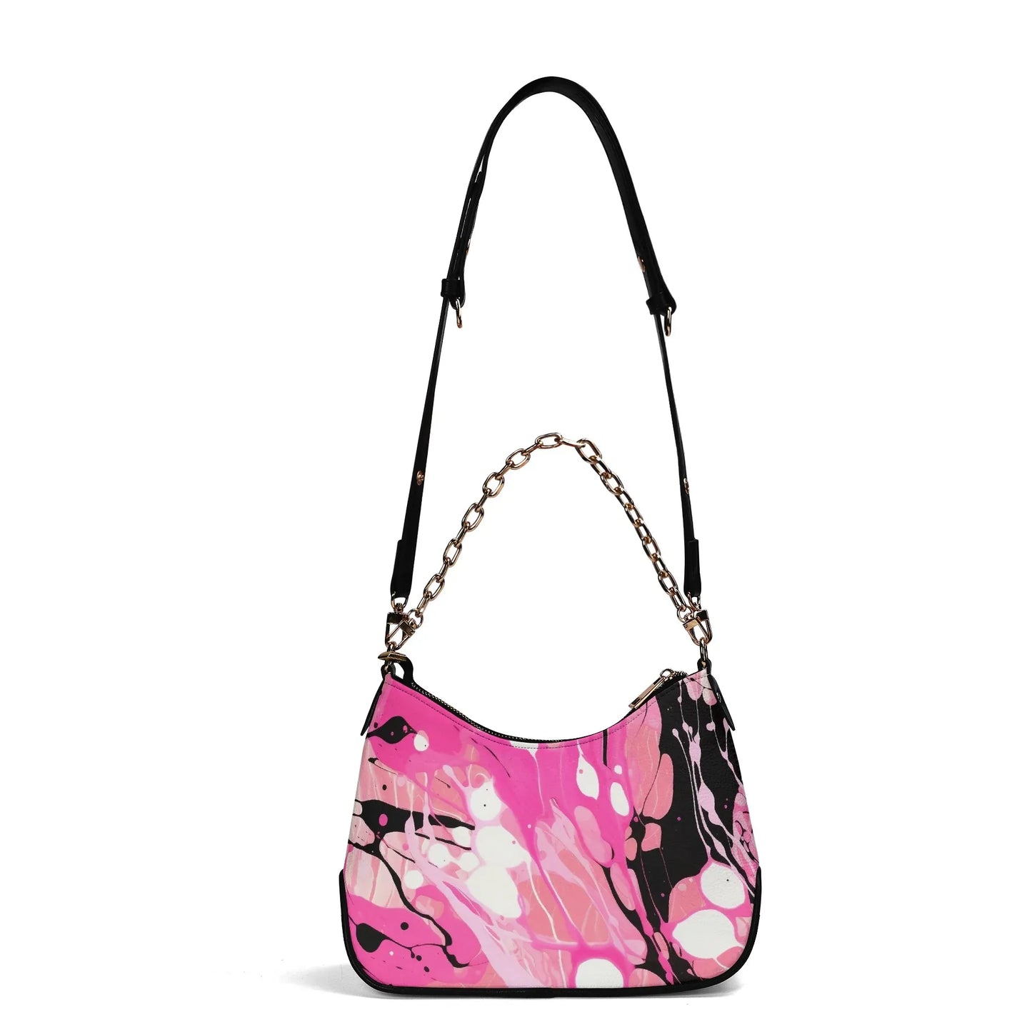 pink-splash-elegante-umhangetasche-mit-kette-umhangetasche-jlr-design-5 - JLR Design