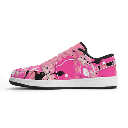 pink-splash-low-top-leder-sneaker-fur-damen-sneaker-jlr-design-11 - JLR Design