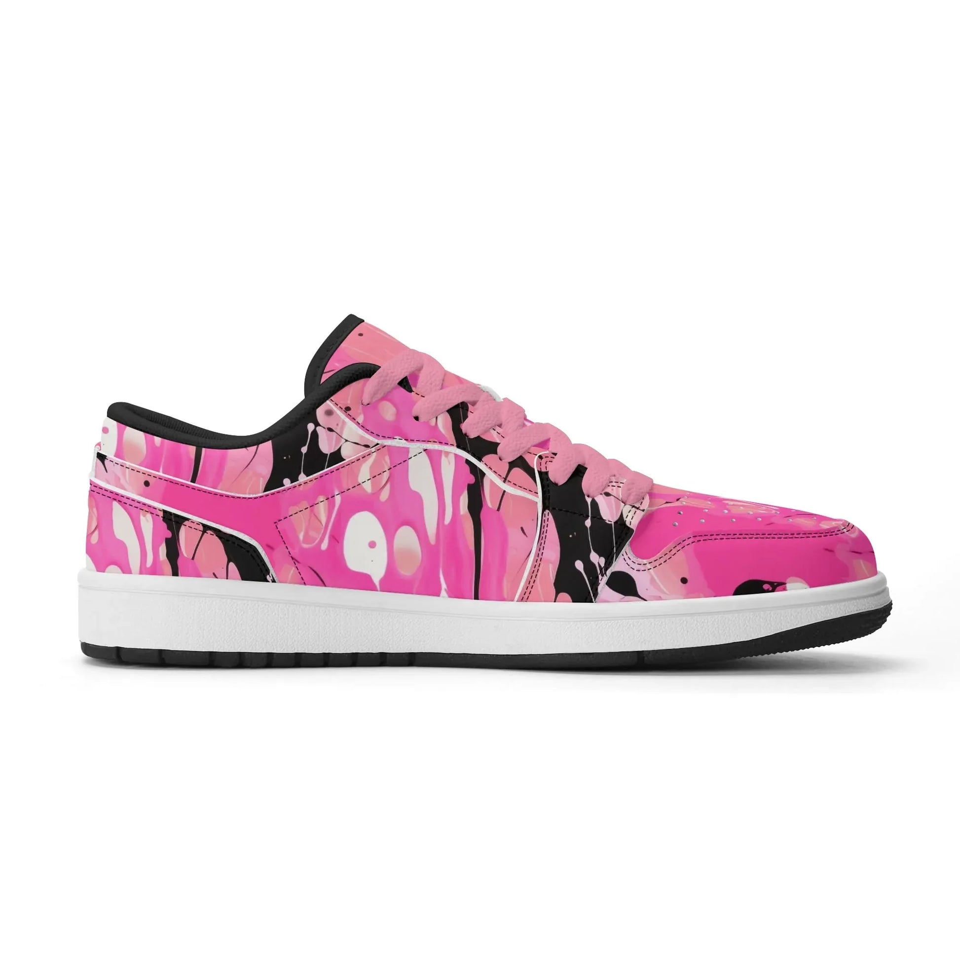 pink-splash-low-top-leder-sneaker-fur-herren-sneaker-jlr-design-10 - JLR Design