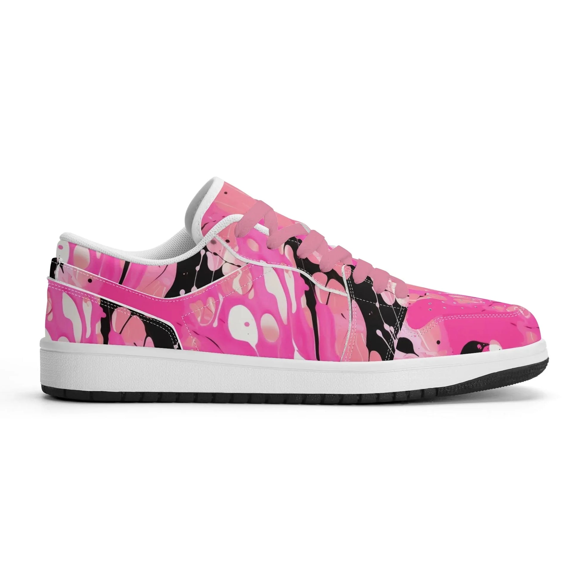 pink-splash-low-top-leder-sneaker-fur-herren-sneaker-jlr-design-5 - JLR Design