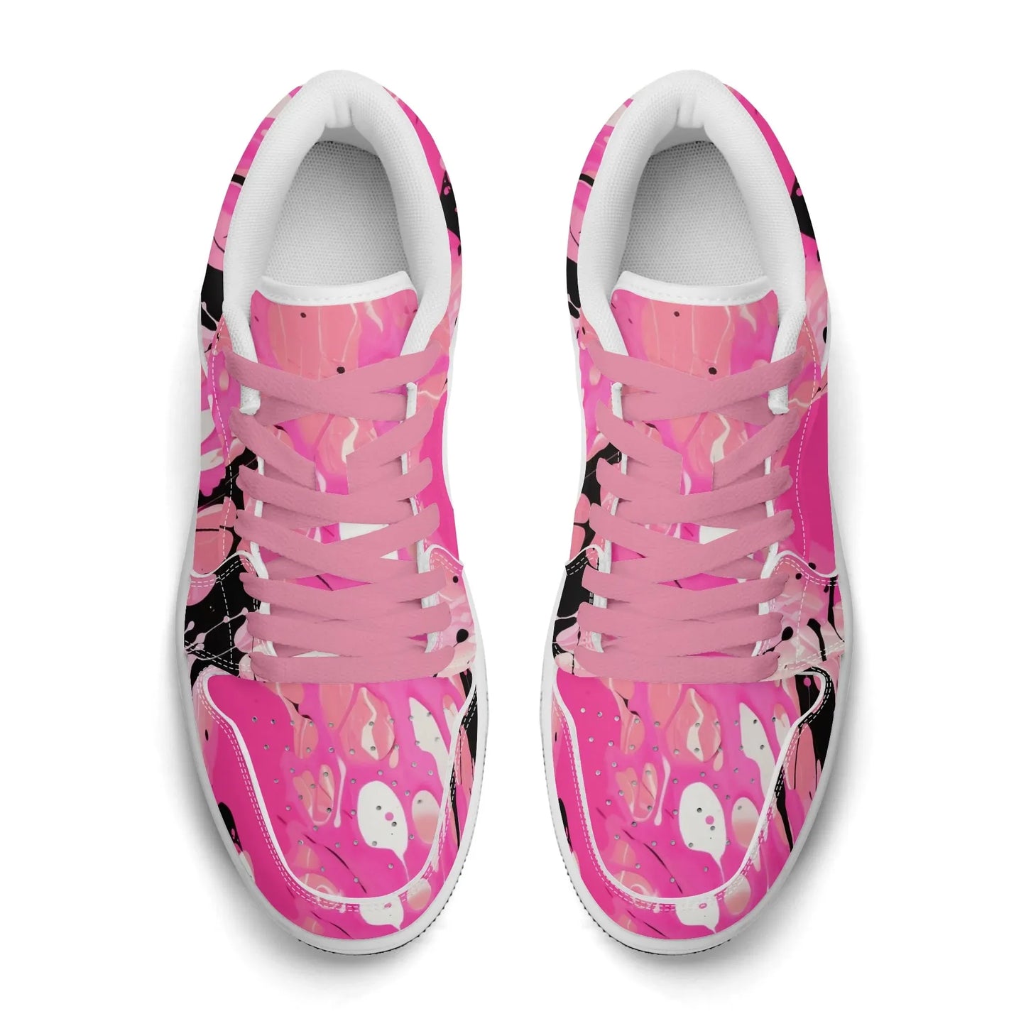 pink-splash-low-top-leder-sneaker-fur-herren-sneaker-jlr-design-7 - JLR Design