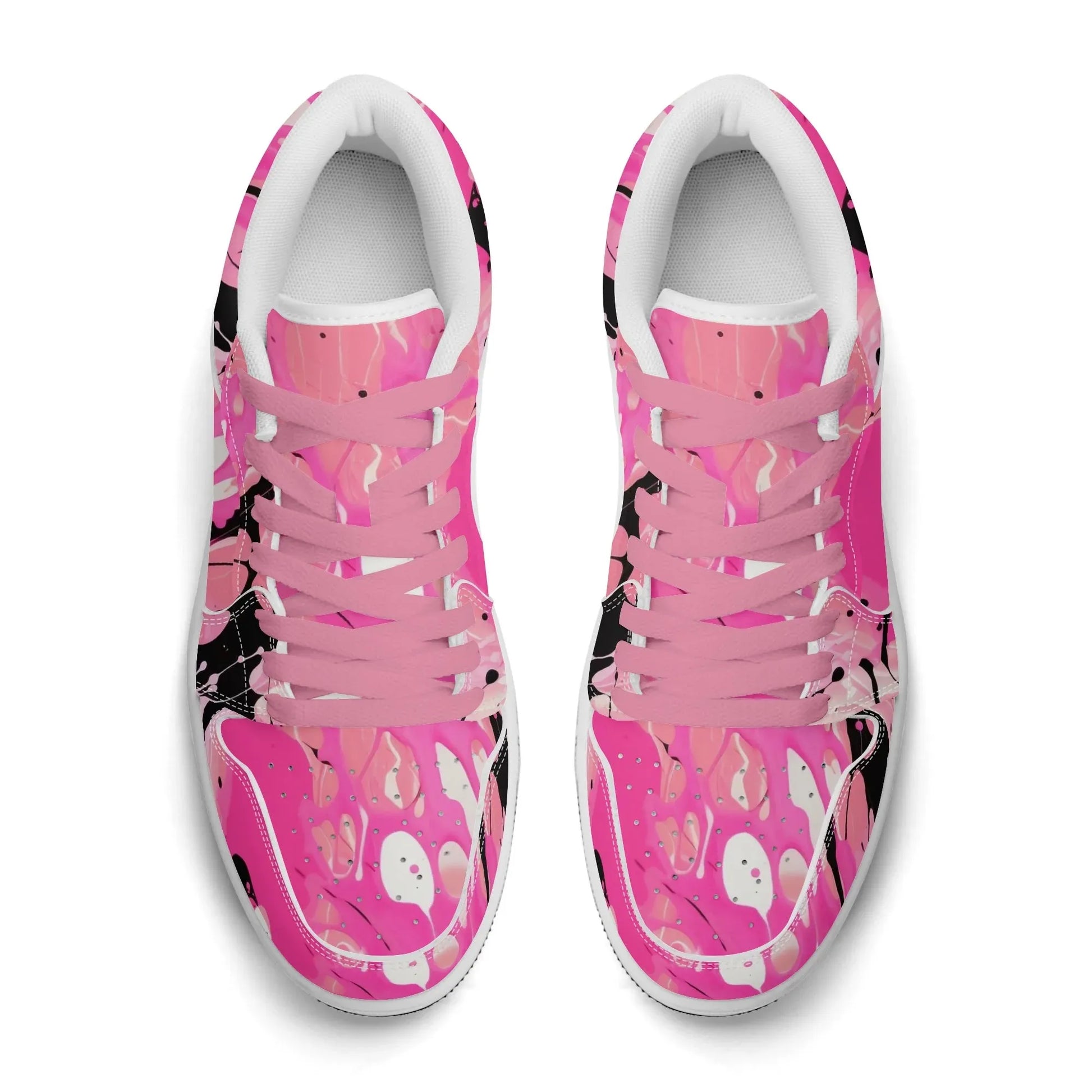 pink-splash-low-top-leder-sneaker-fur-herren-sneaker-jlr-design-7 - JLR Design