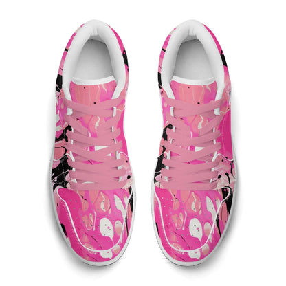 pink-splash-low-top-leder-sneaker-fur-herren-sneaker-jlr-design-7 - JLR Design