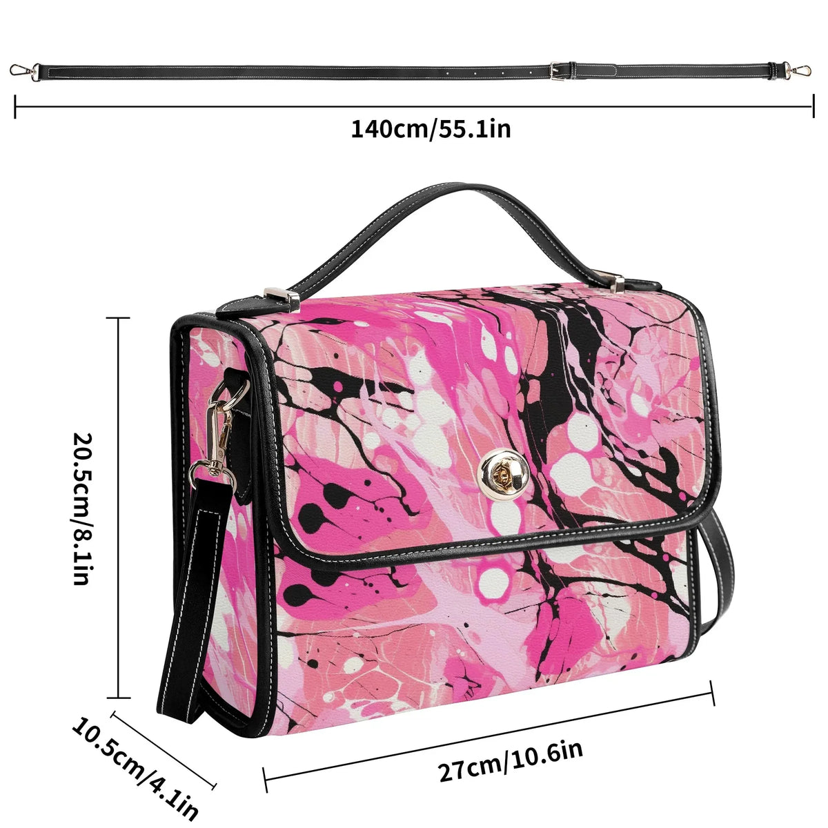 pink-splash-satchel-bag-umhangetasche-umhangetasche-jlr-design-jlr-design-de-8 - JLR Design