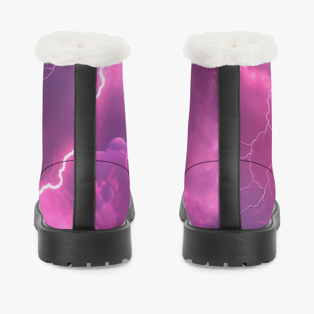 pink-thunder-faux-fur-leder-boots-boots-jlr-design-jlr-design-de-6 - JLR Design
