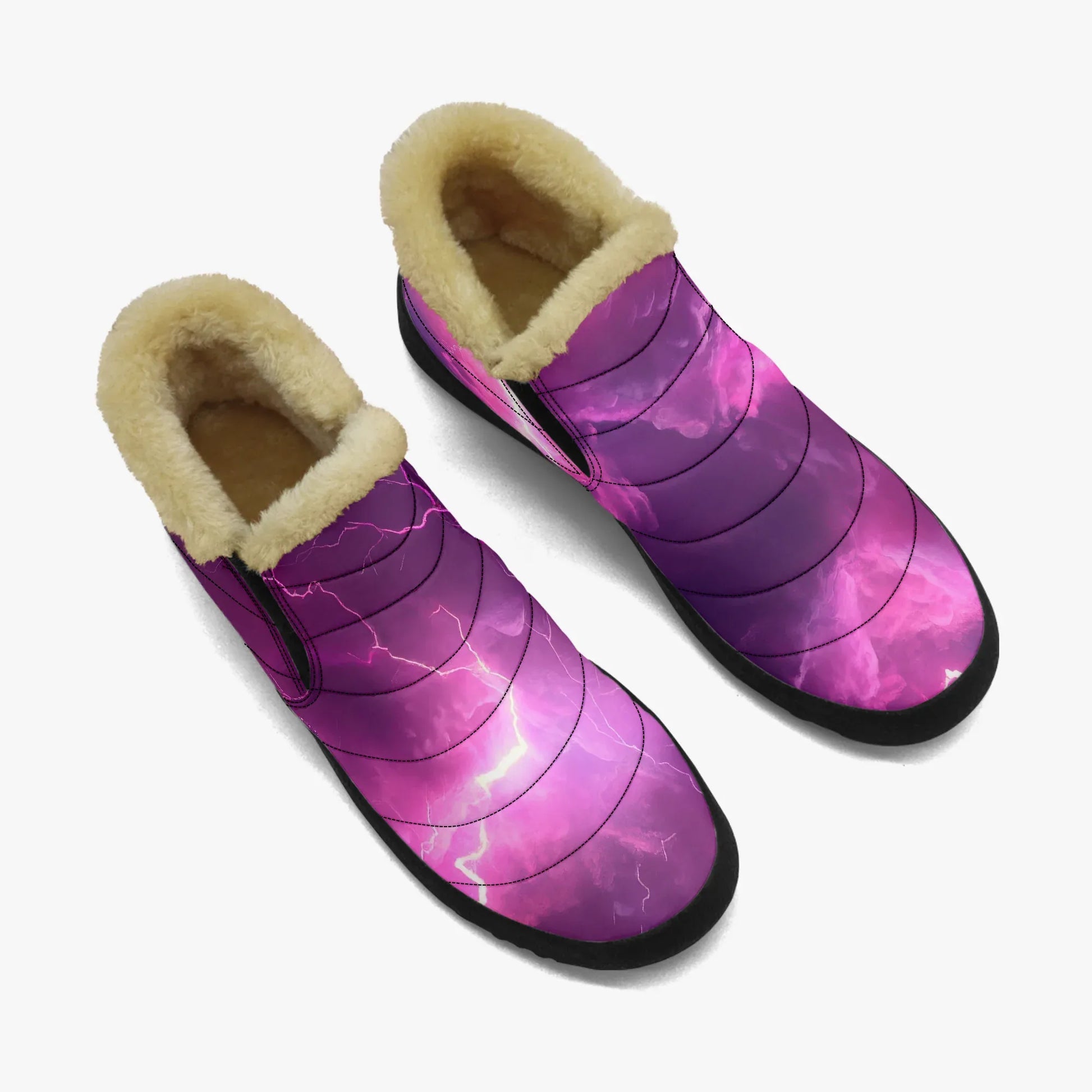 pink-thunder-faux-fur-slipper-slipper-jlr-design-2 - JLR Design