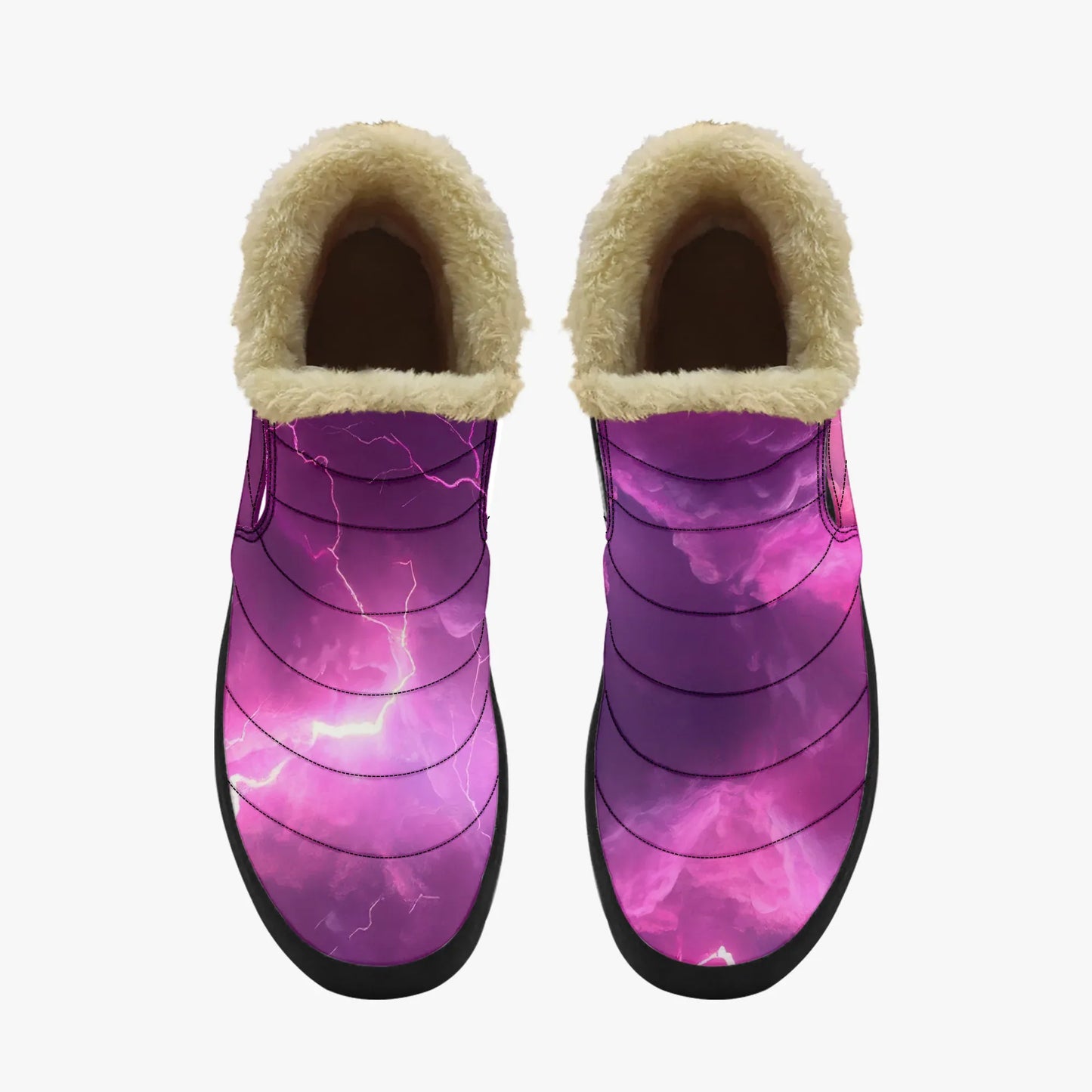 pink-thunder-faux-fur-slipper-slipper-jlr-design-5 - JLR Design