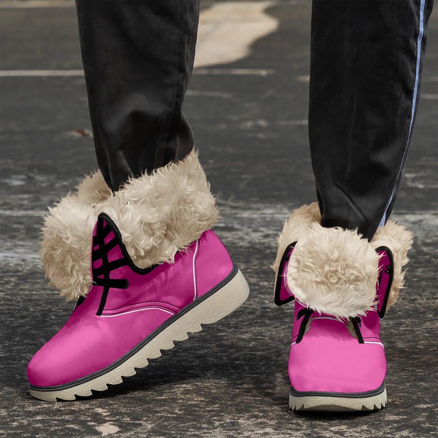 pinke-chic-boots-mit-pluschfutter-boots-jlr-design-3 - JLR Design