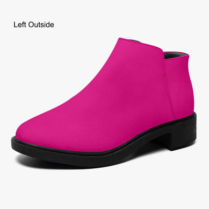 pinke-elegante-reissverschluss-stiefeletten-stiefel-jlr-design-1 - JLR Design
