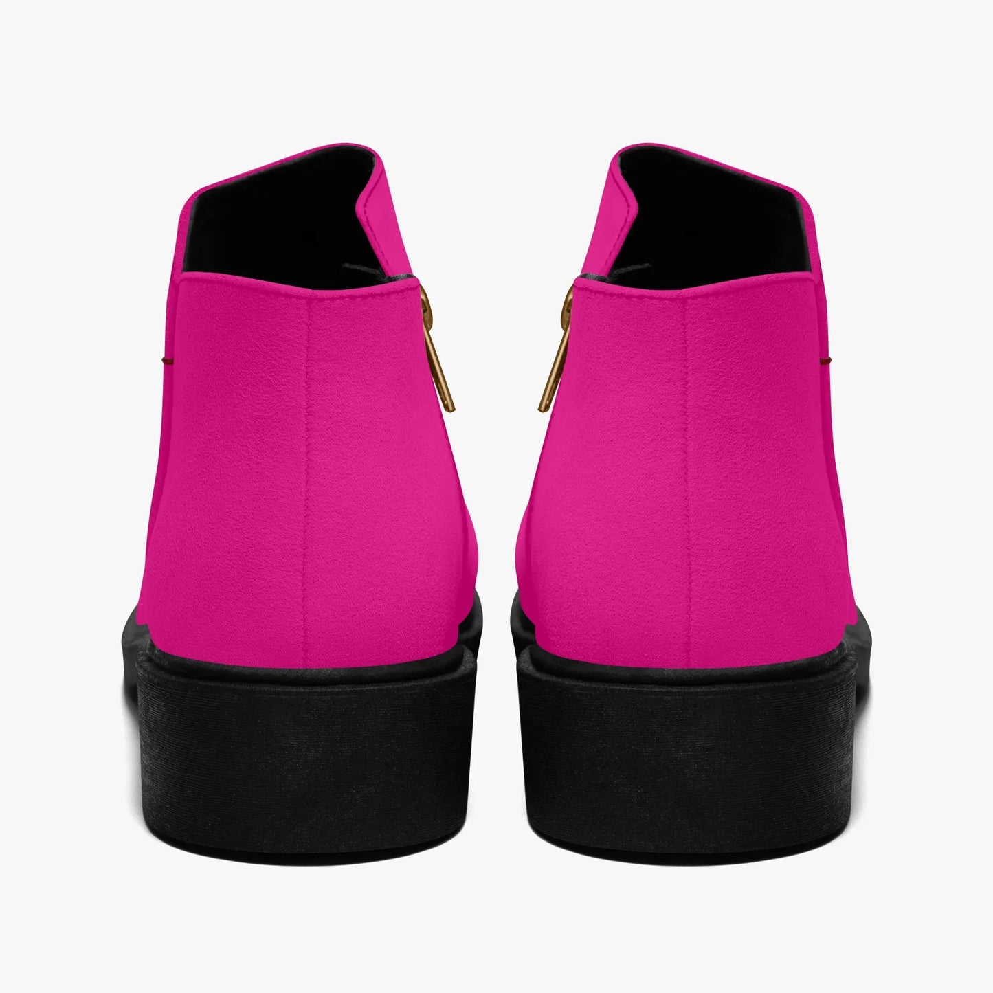 pinke-elegante-reissverschluss-stiefeletten-stiefel-jlr-design-2 - JLR Design