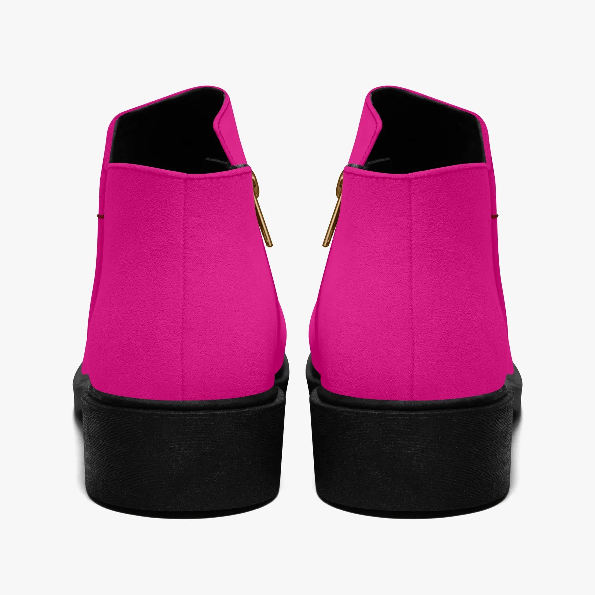 pinke-elegante-reissverschluss-stiefeletten-stiefel-jlr-design-2 - JLR Design