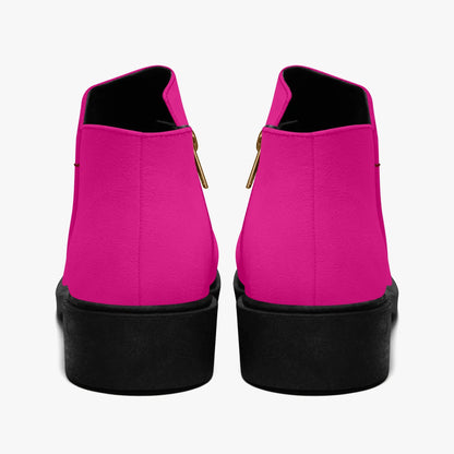 pinke-elegante-reissverschluss-stiefeletten-stiefel-jlr-design-2 - JLR Design