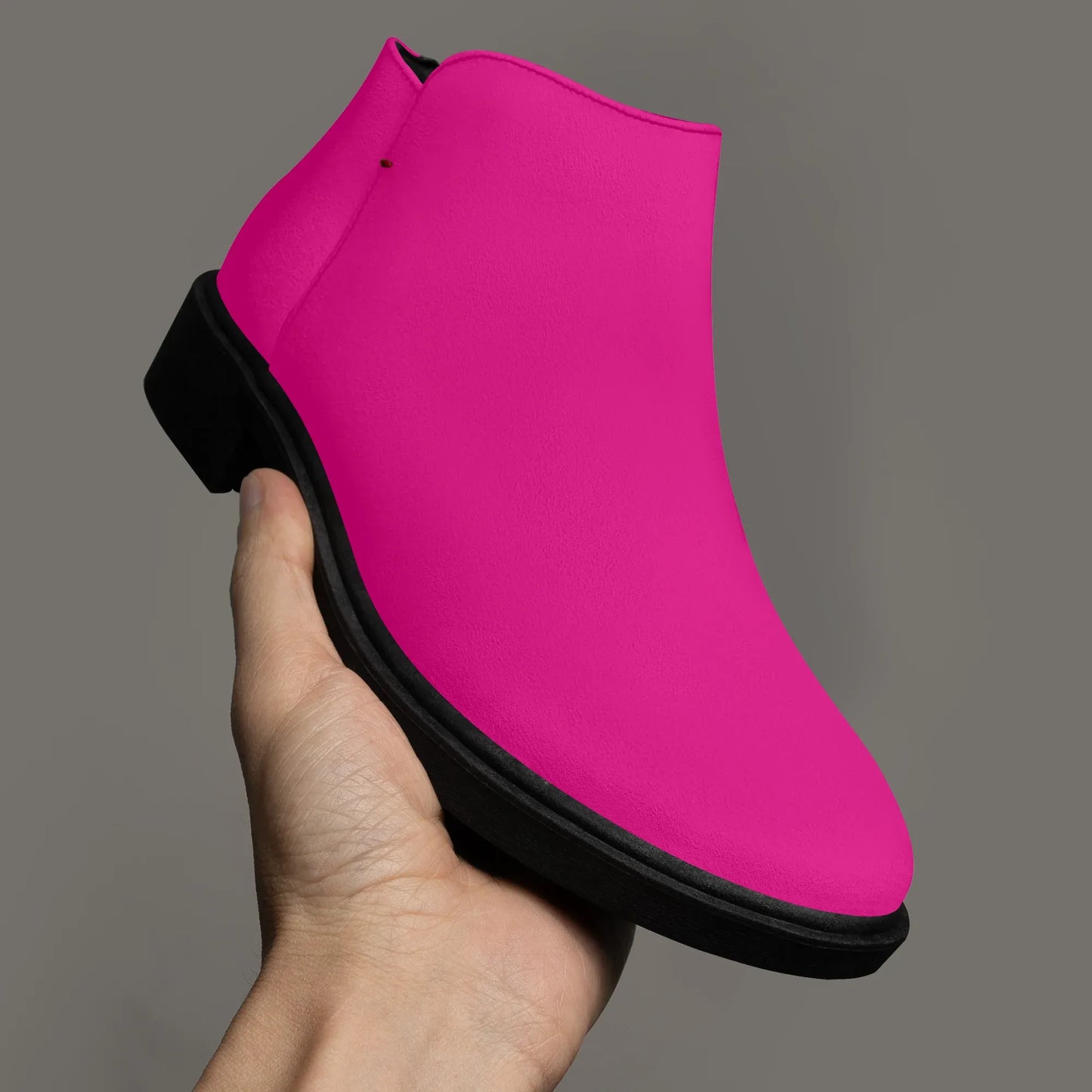 pinke-elegante-reissverschluss-stiefeletten-stiefel-jlr-design-3 - JLR Design