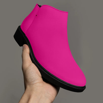 pinke-elegante-reissverschluss-stiefeletten-stiefel-jlr-design-3 - JLR Design