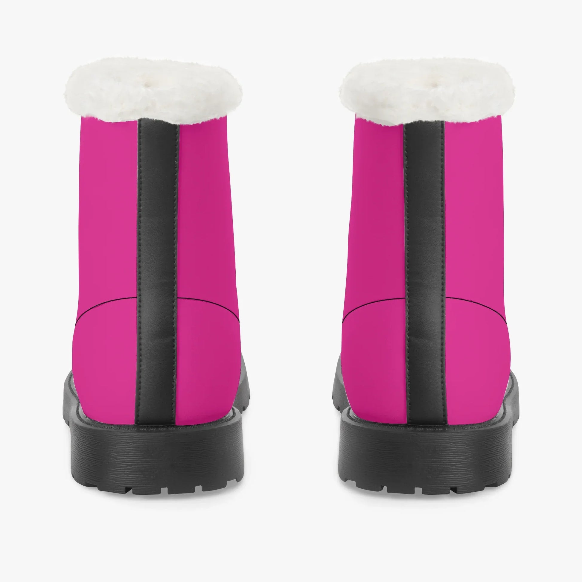 pinke-faux-fur-leder-boots-boots-jlr-design-6 - JLR Design