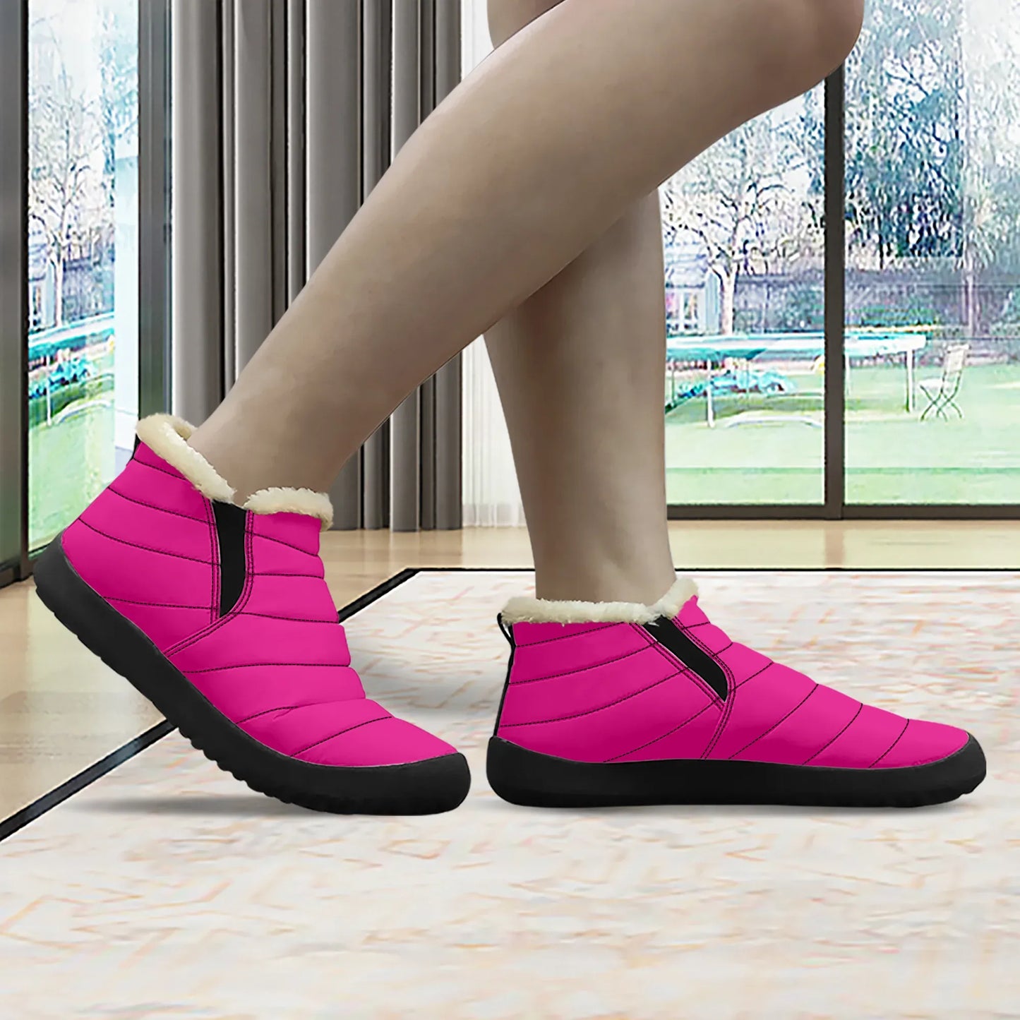 pinke-faux-fur-slipper-slipper-jlr-design-3 - JLR Design