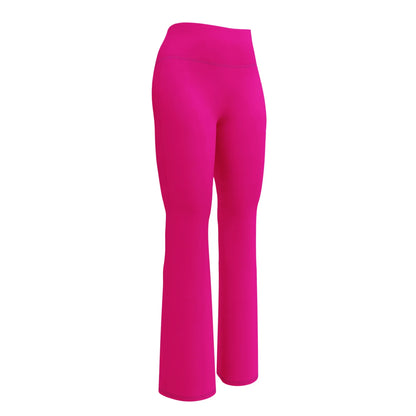 pinke-high-waist-flare-leggings-flare-leggings-jlr-design-6 - JLR Design